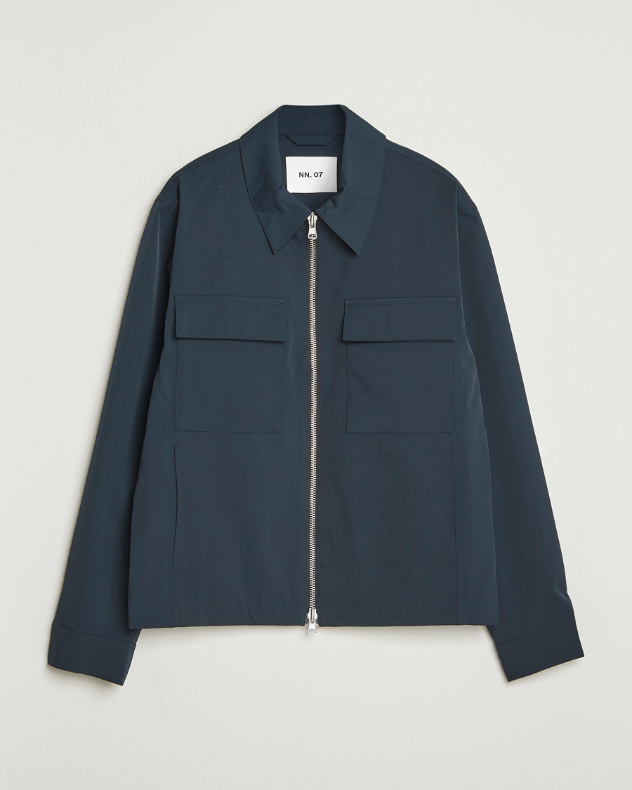 Mies | Takit | NN07 | Alban Bomber Jacket Navy Blue
