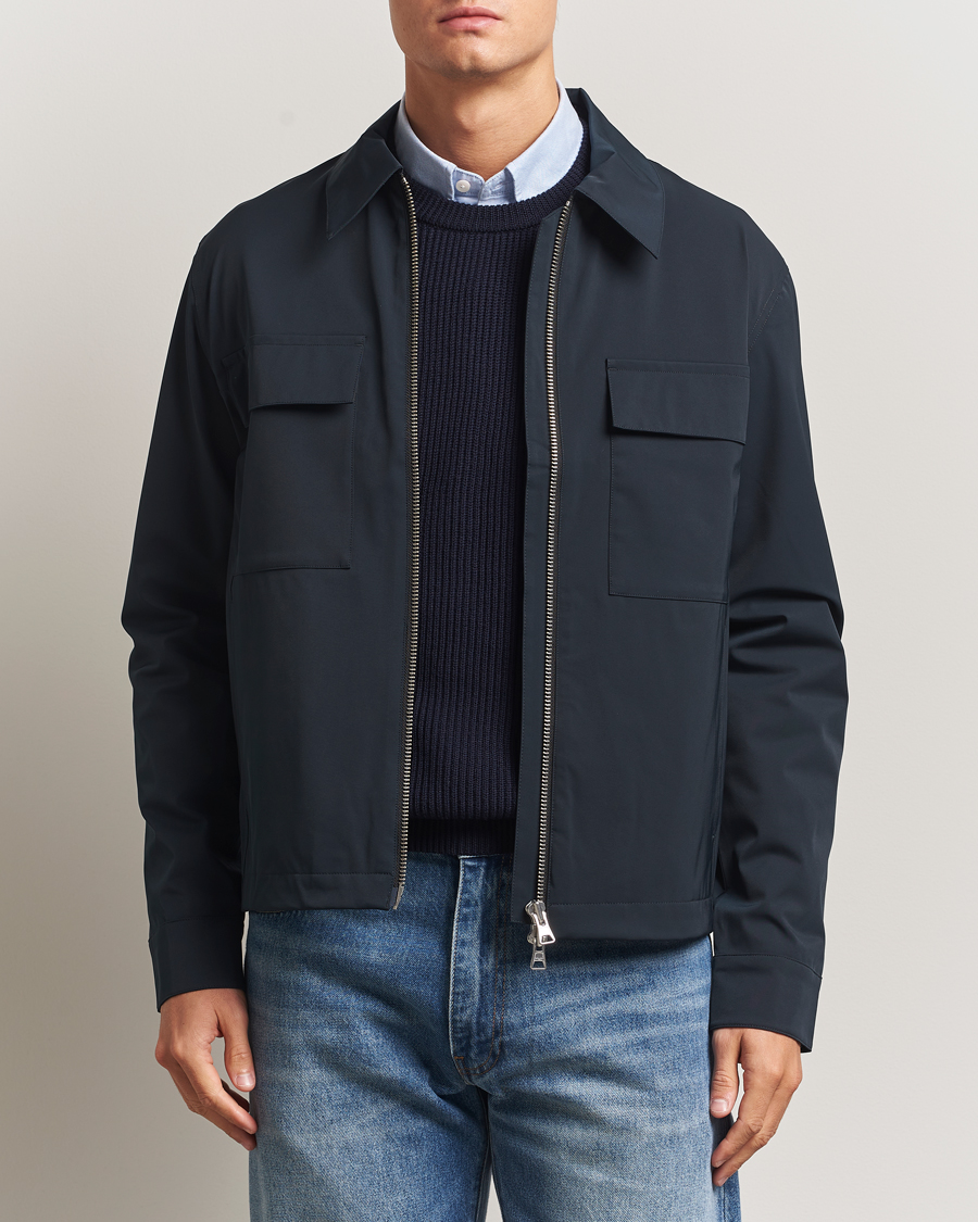 Mies | Takit | NN07 | Alban Bomber Jacket Navy Blue