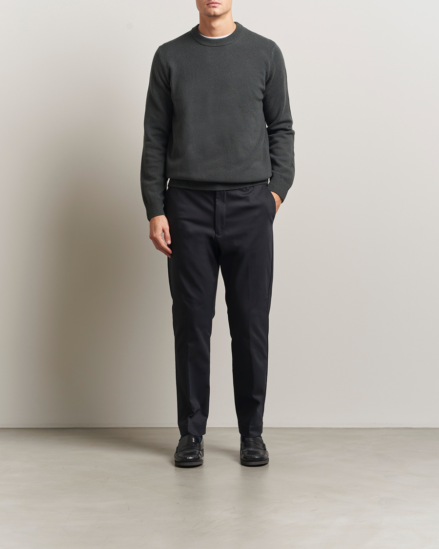 Mies | Housut | NN07 | Baker Cotton Drawstring Trousers Navy