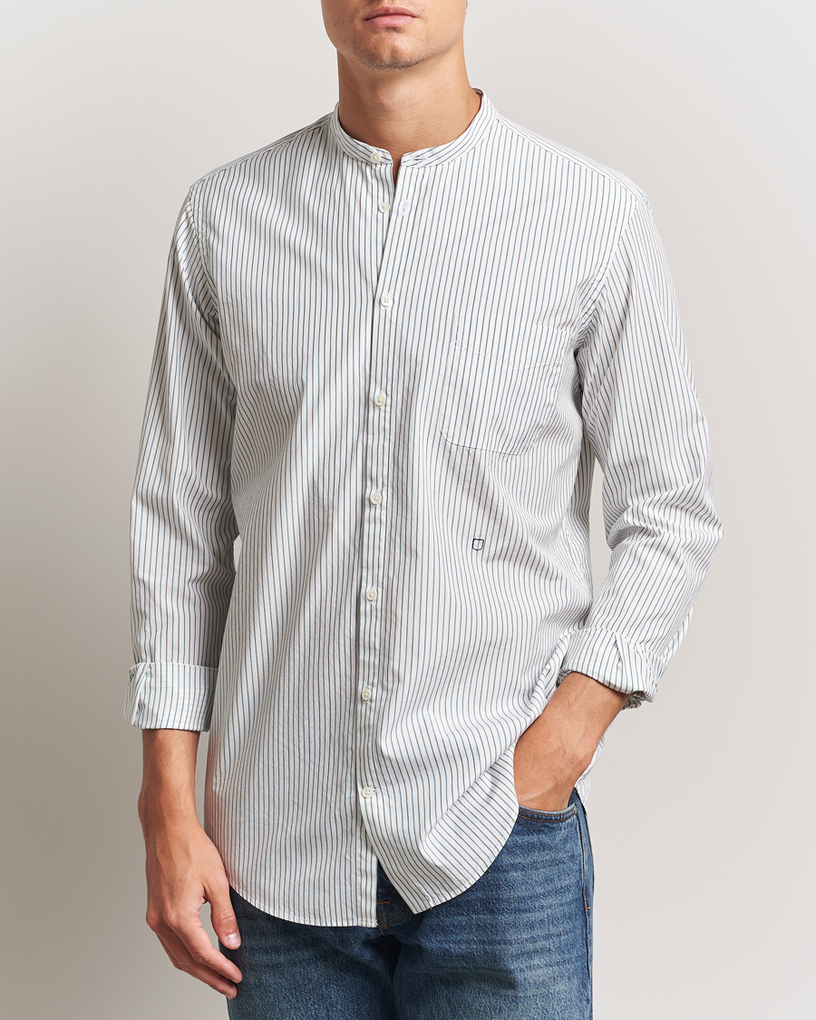 Mies | Kauluspaidat | Massimo Alba | Noto Guru Collar Shirt White/Green