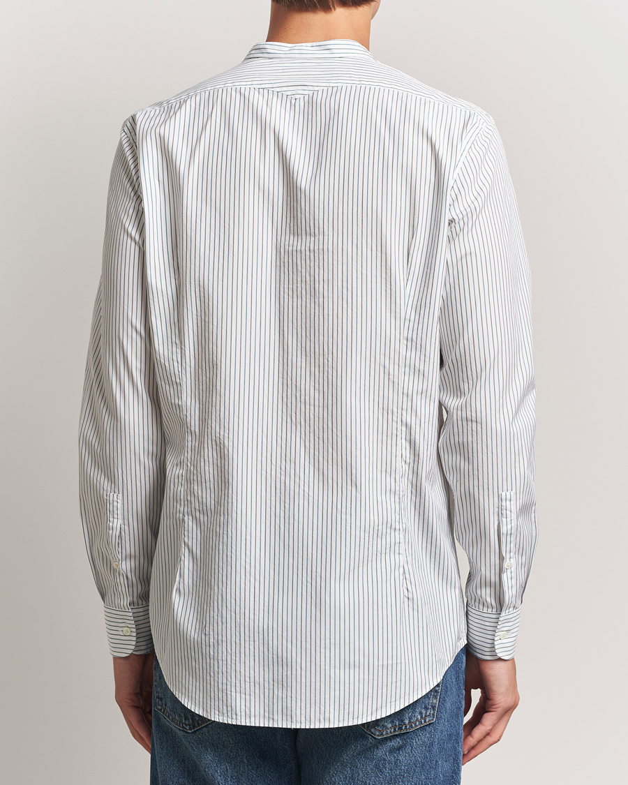 Mies | Kauluspaidat | Massimo Alba | Noto Guru Collar Shirt White/Green