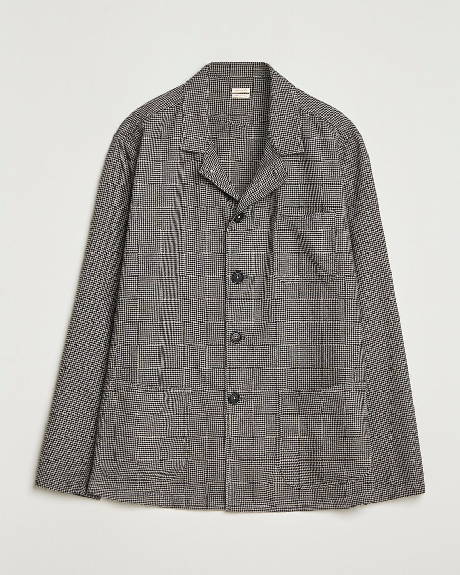 Mies | Takit | Massimo Alba | Florida Peach Cotton Shirt Jacket Smoke
