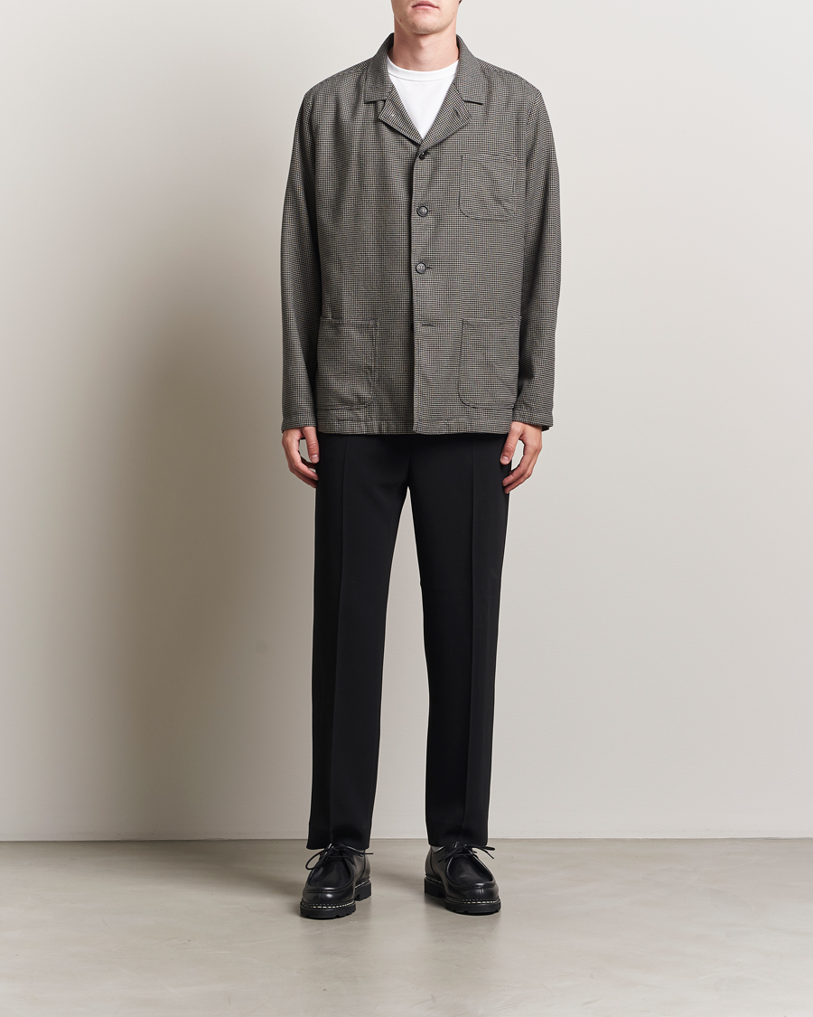 Mies | Takit | Massimo Alba | Florida Peach Cotton Shirt Jacket Smoke