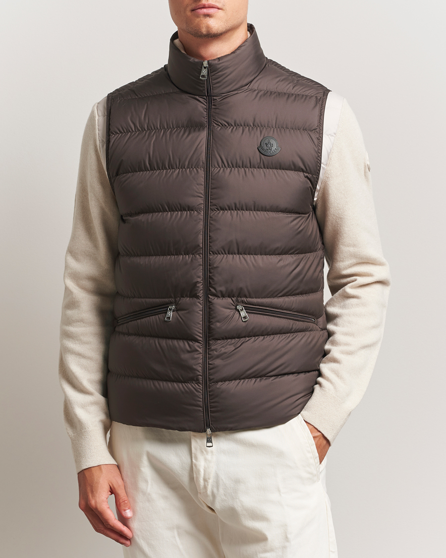 Mies | Takit | Moncler | Treompan Down Vest Brown