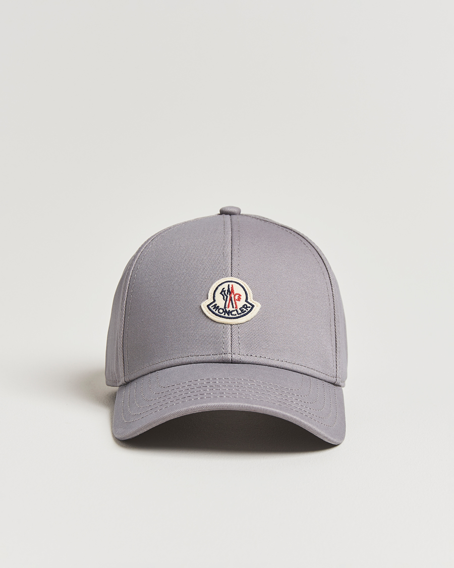 Mies | Päähineet | Moncler | Logo Baseball Cap Grey