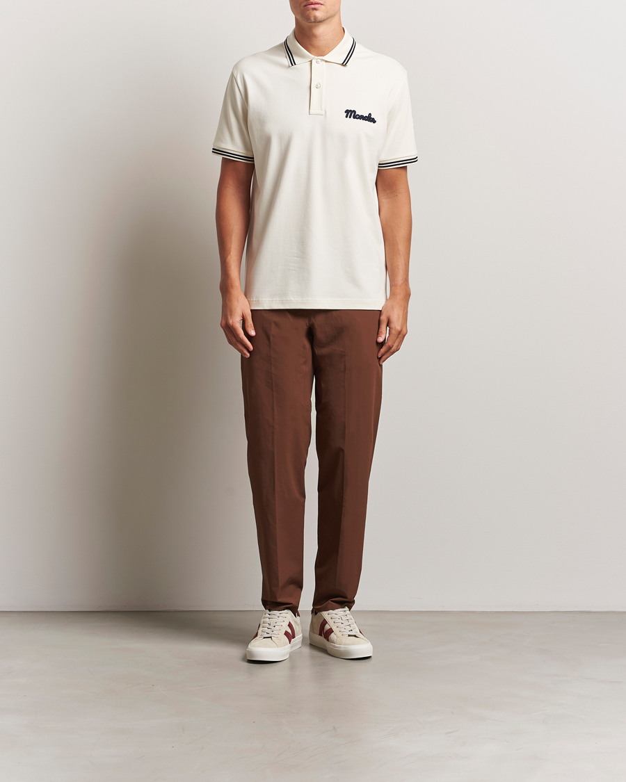 Mies | Pikeet | Moncler | Vintage Logo Polo Off White