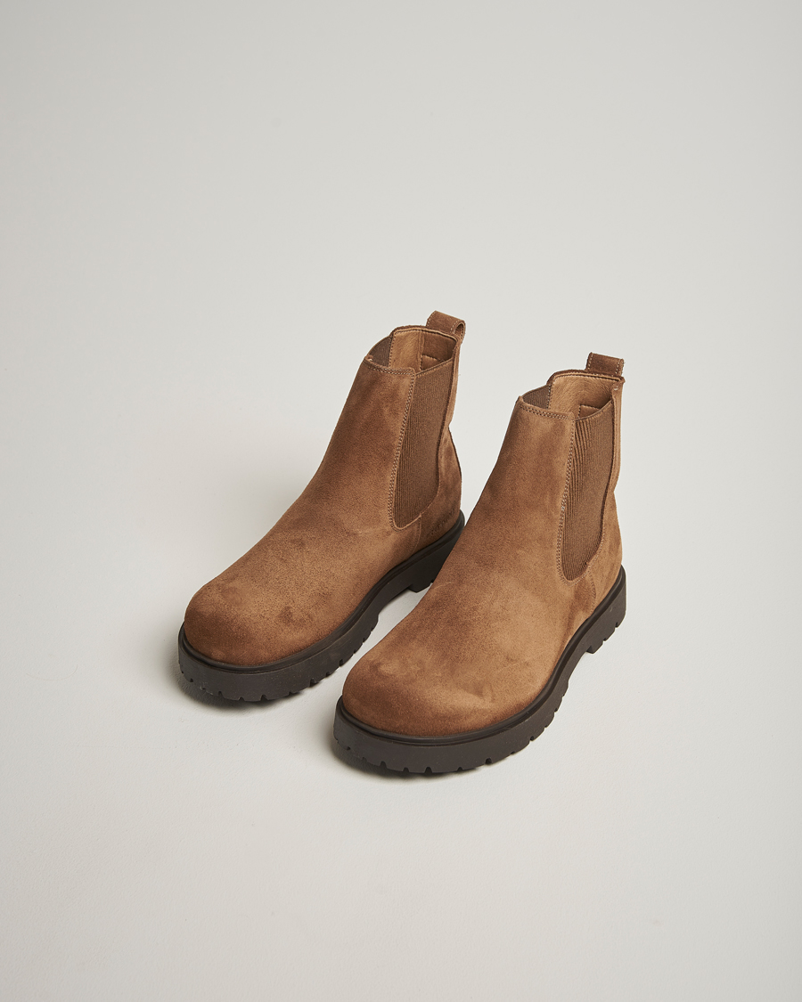 Mies | Nilkkurit | BIRKENSTOCK | Highwood Suede Chelsea Boot Dark Tea