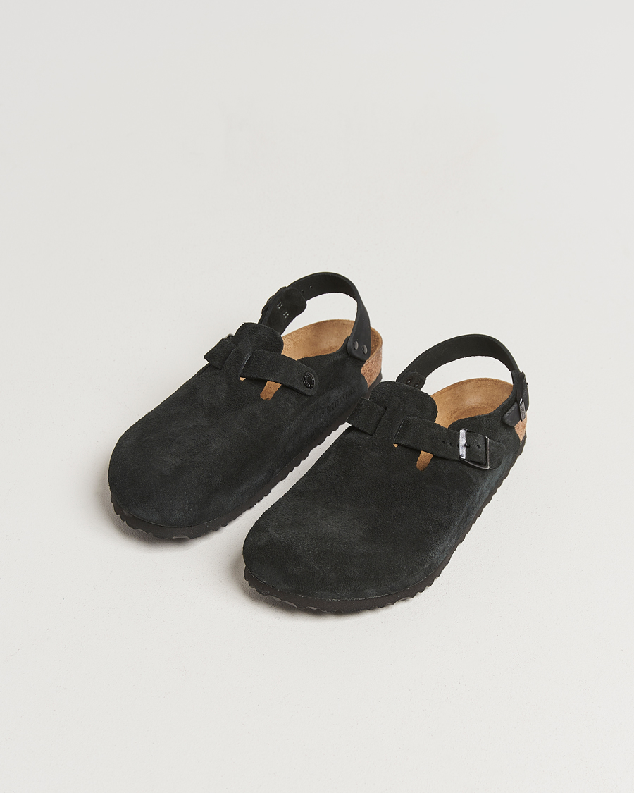 Mies | Sandaalit ja tohvelit | BIRKENSTOCK | Tokio Classic Footbed Black Suede