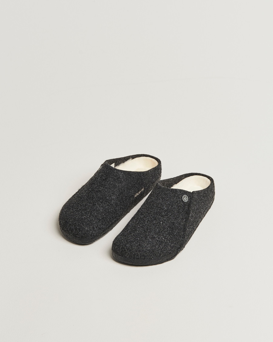 Mies | Sandaalit ja tohvelit | BIRKENSTOCK | Zermatt Shearling Wool Felt Anthracite