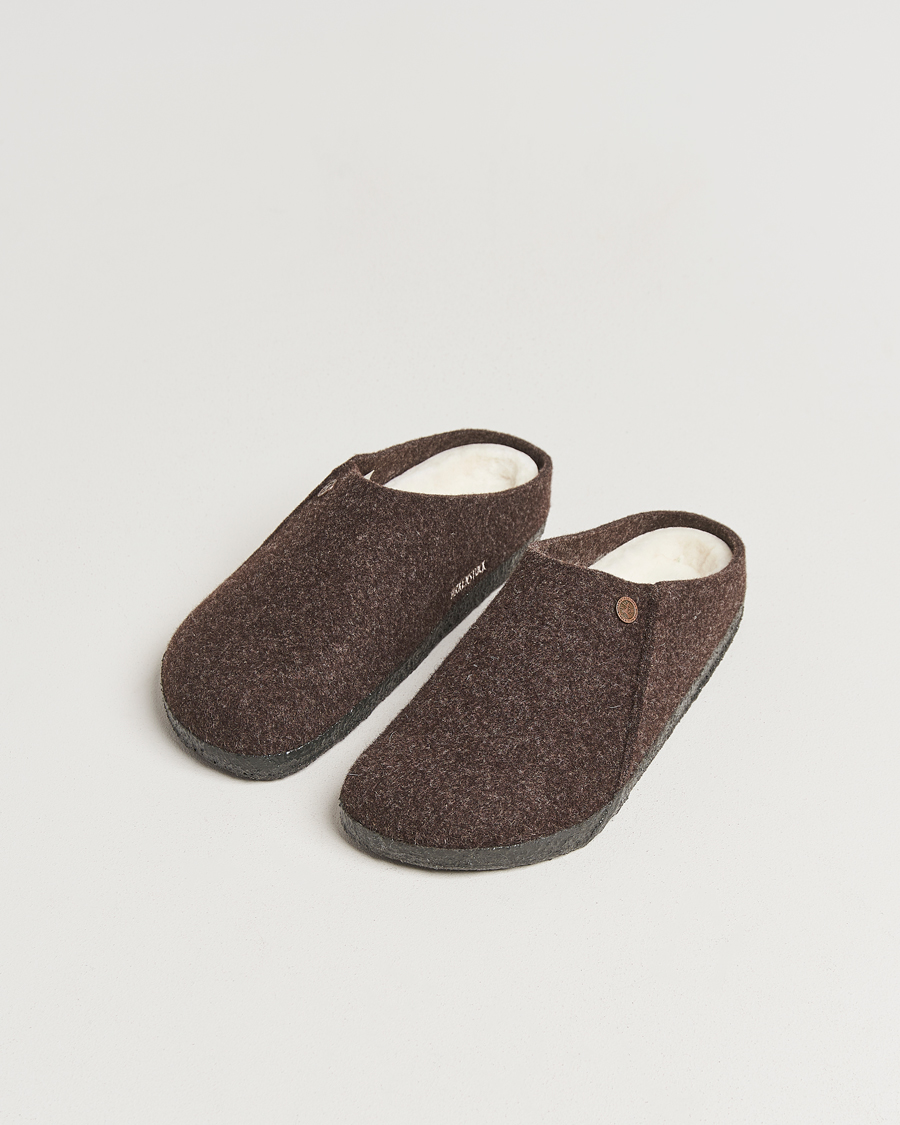 Mies | Sandaalit ja tohvelit | BIRKENSTOCK | Zermatt Shearling Wool Felt Mocca
