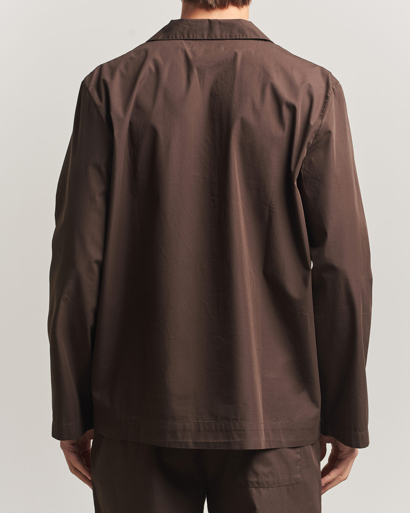 Mies | Yöpuvut ja kylpytakit | Tekla | Poplin Pyjama Shirt Coffee