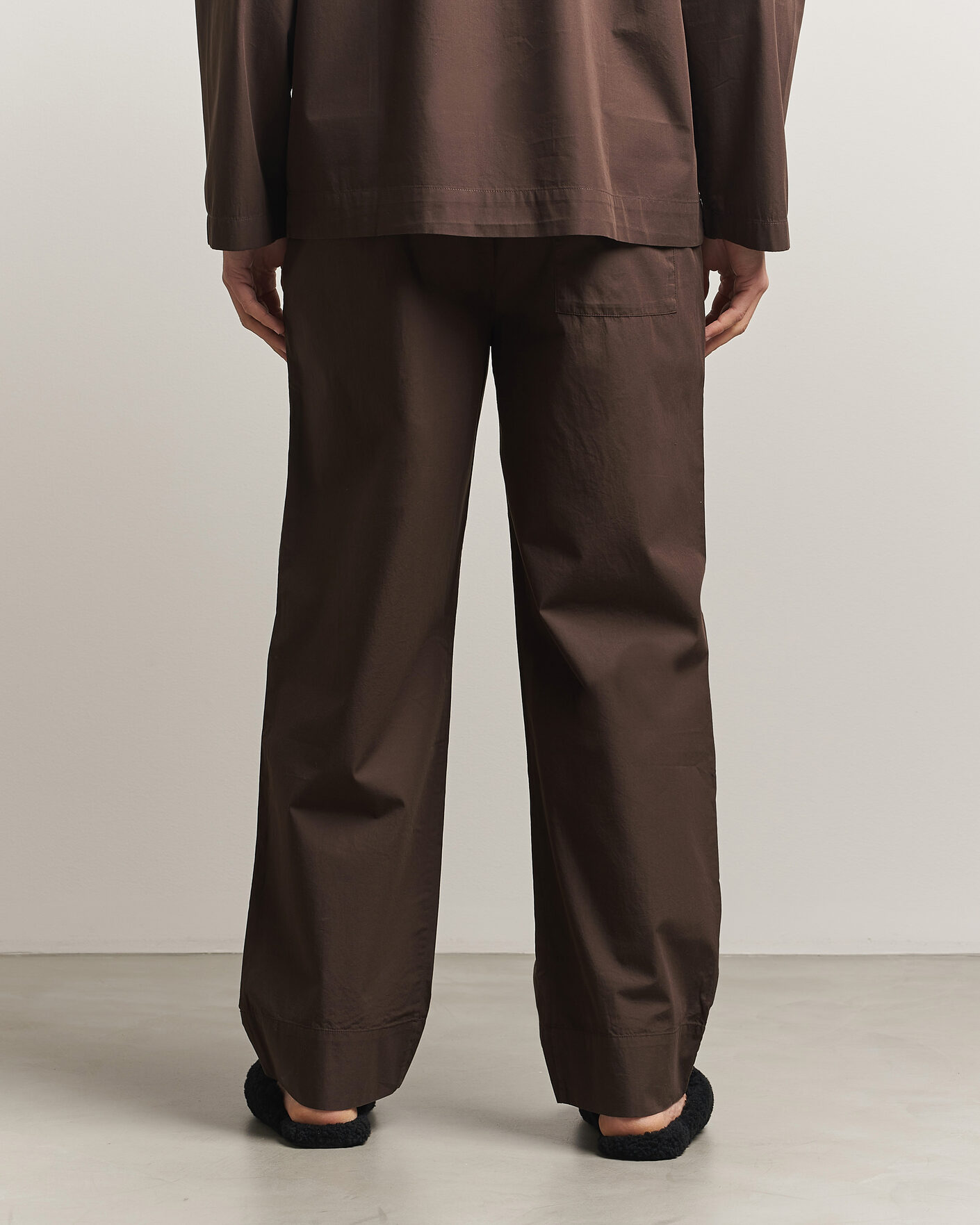 Mies | Yöpuvut ja kylpytakit | Tekla | Poplin Pyjama Pants Coffee