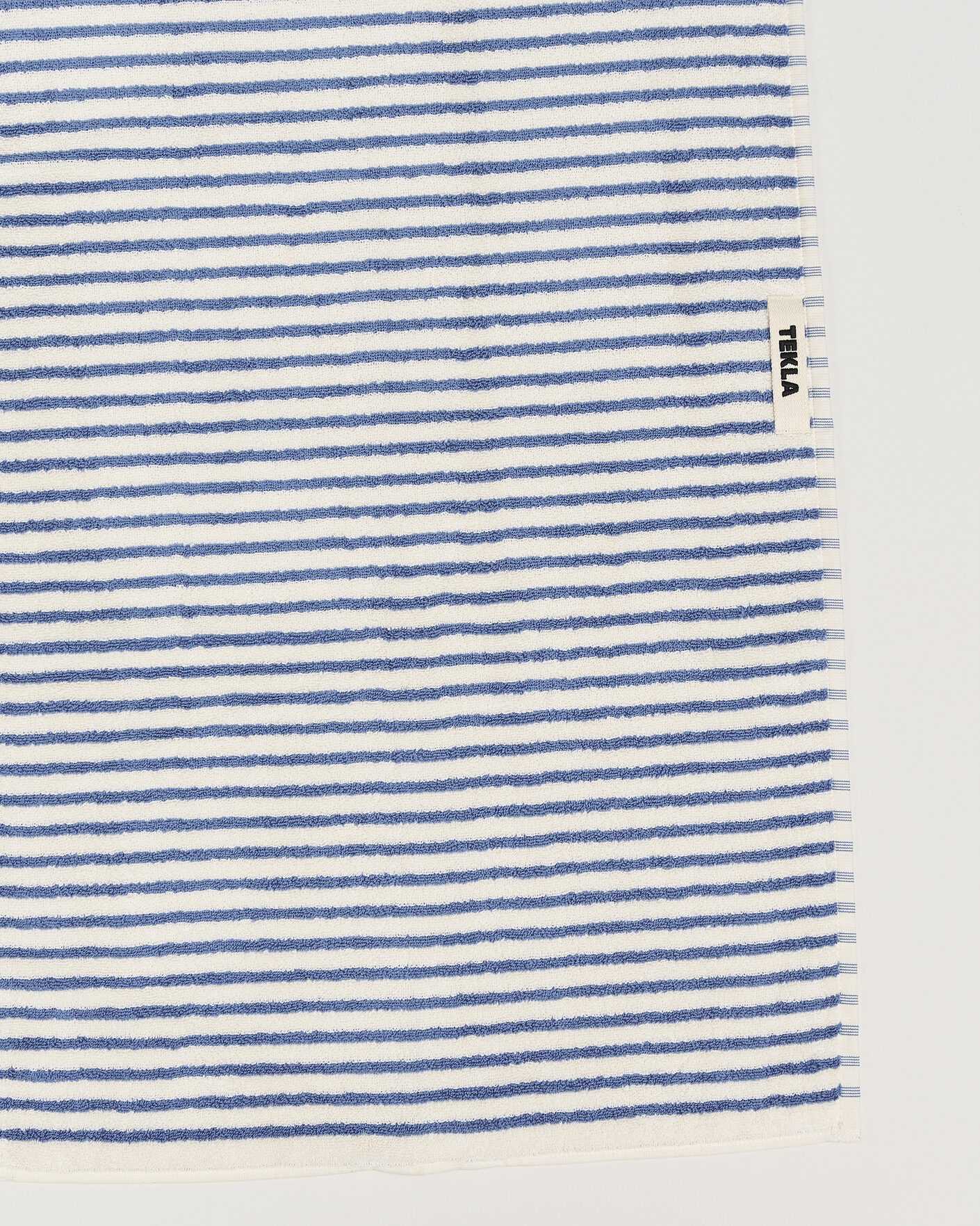 Mies | Tekstiilit | Tekla | Organic Terry Hand Towel Coastal Blue Stripes