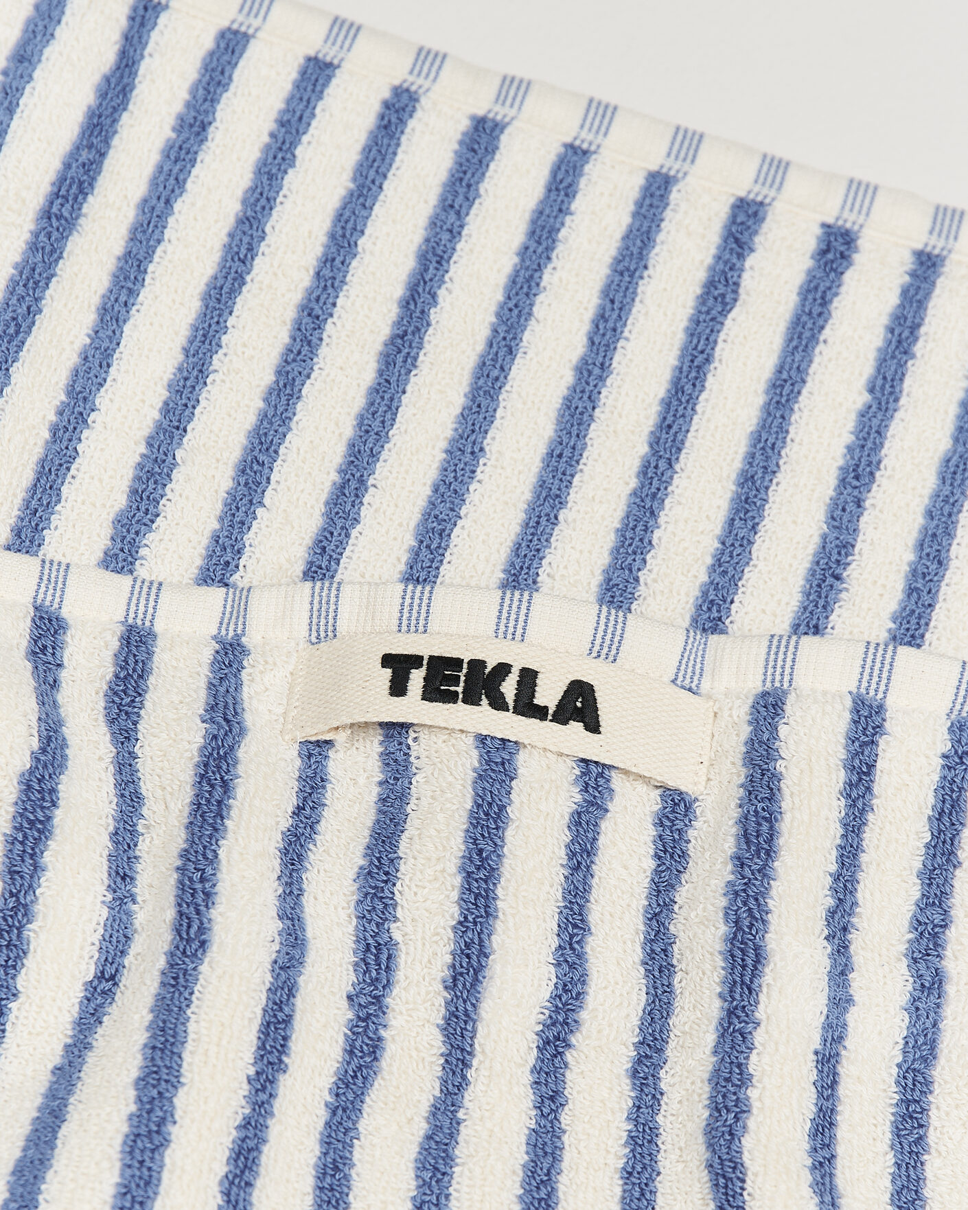 Mies | Tekstiilit | Tekla | Organic Terry Hand Towel Coastal Blue Stripes