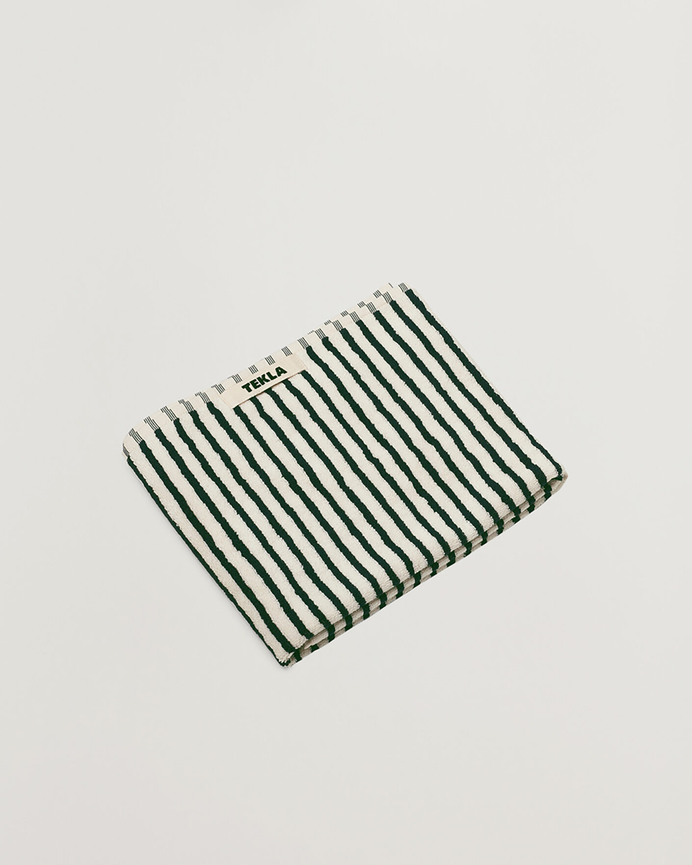 Mies | Tekstiilit | Tekla | Organic Terry Hand Towel Racing Green Stripes