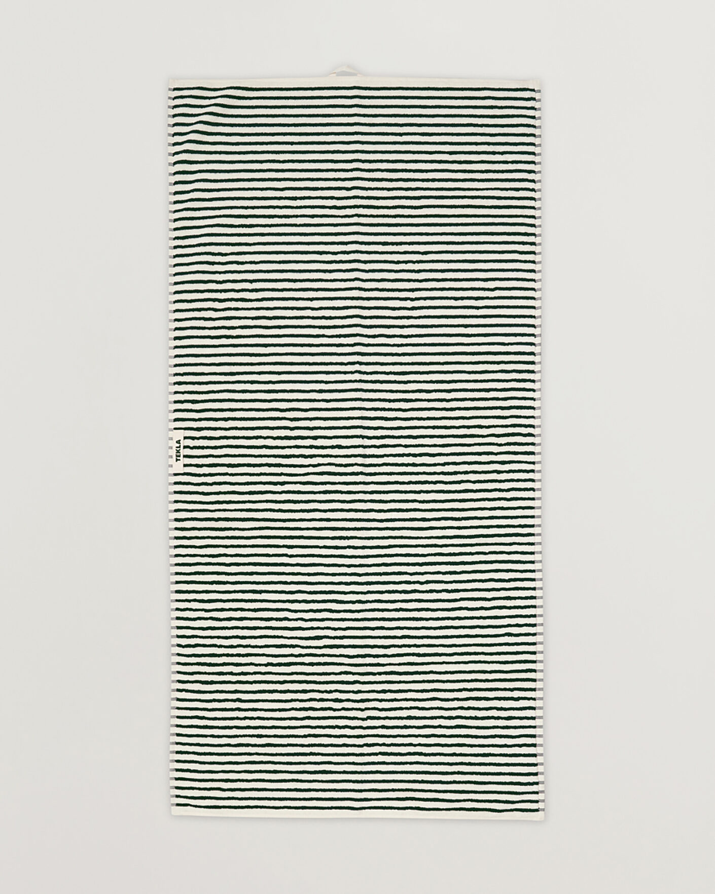 Mies | Tekstiilit | Tekla | Organic Terry Bath Towel Racing Green Stripes
