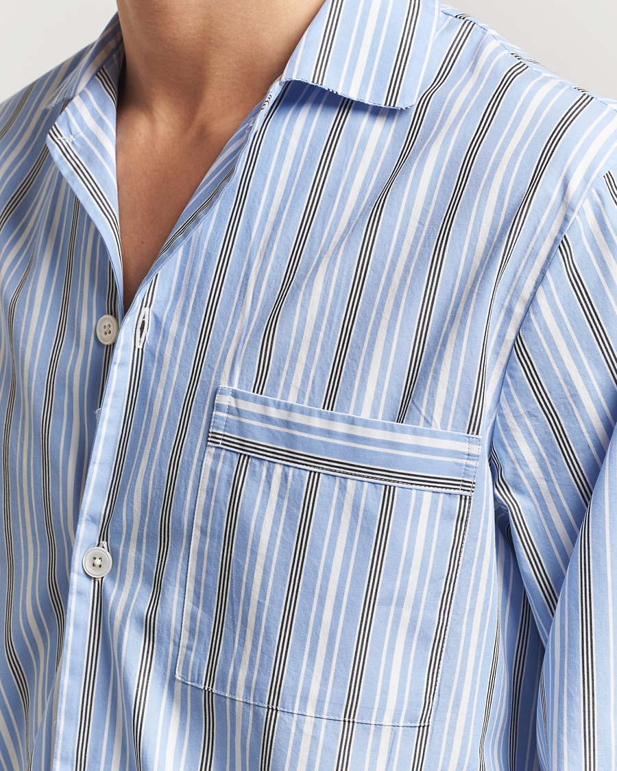 Mies | Yöpuvut ja kylpytakit | Tekla | Poplin Pyjama Shirt Stave Stripes