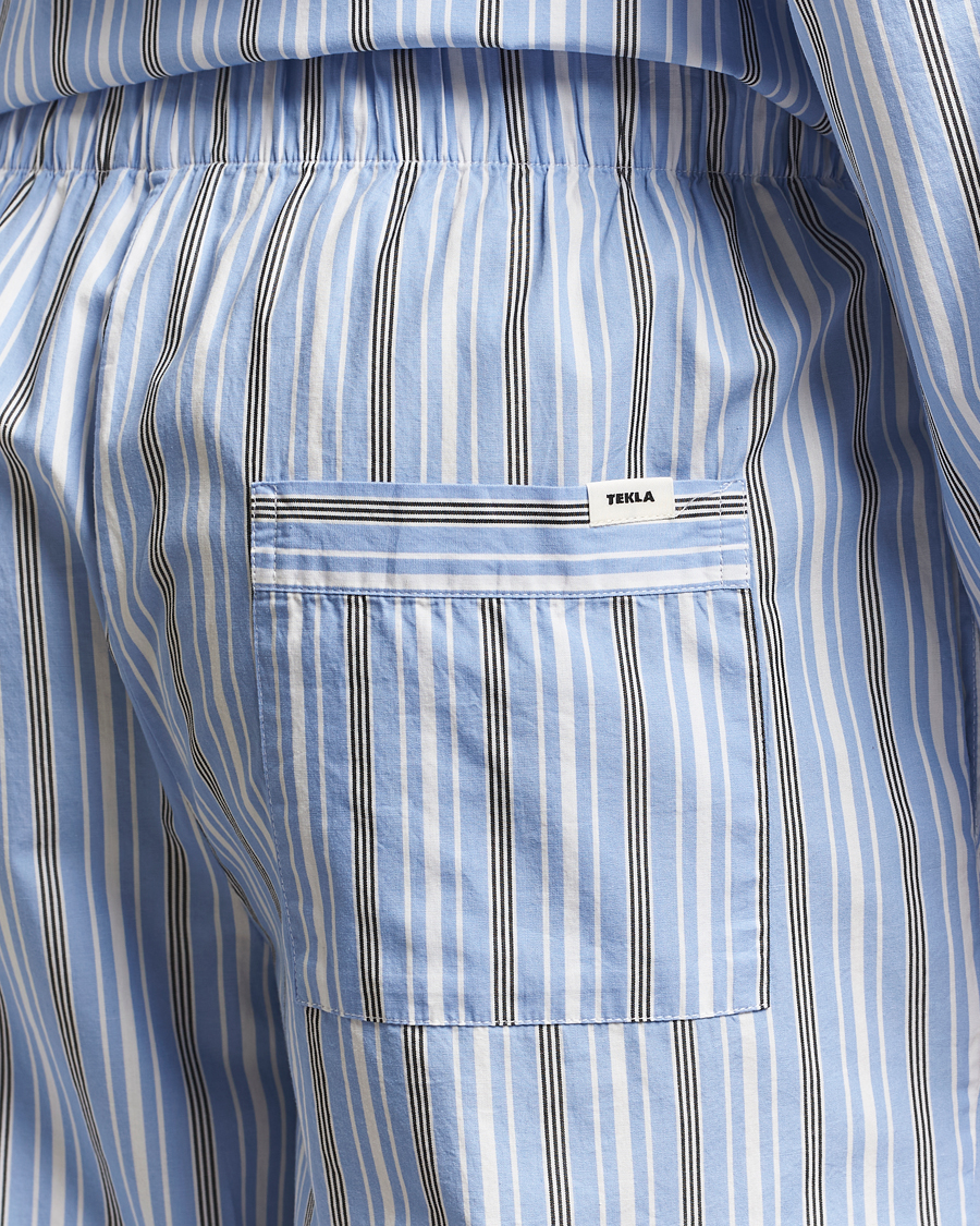 Mies | Yöpuvut ja kylpytakit | Tekla | Poplin Pyjama Pants Stave Stripes