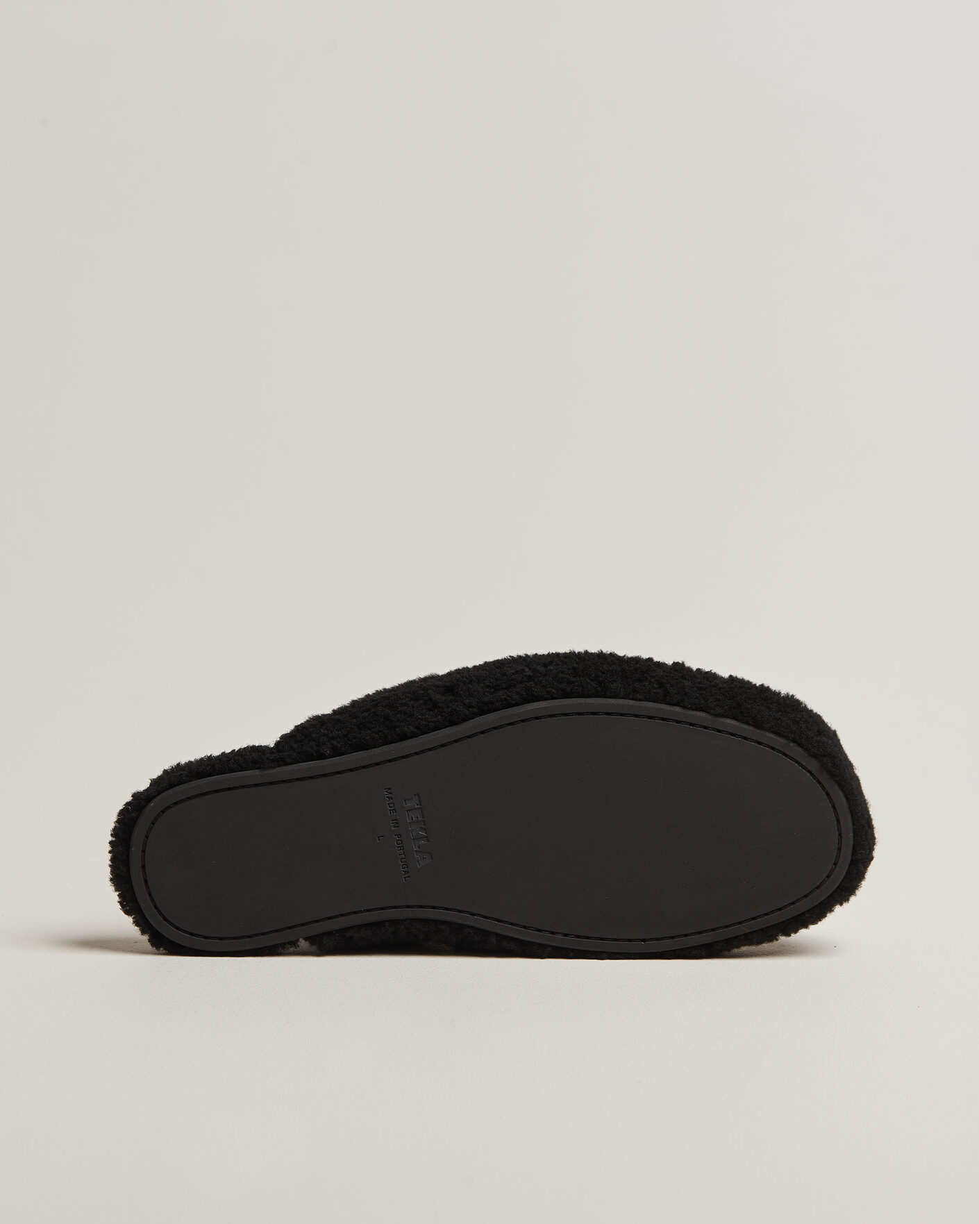 Mies | Sandaalit ja tohvelit | Tekla | Lambswool Shearling Slippers Black
