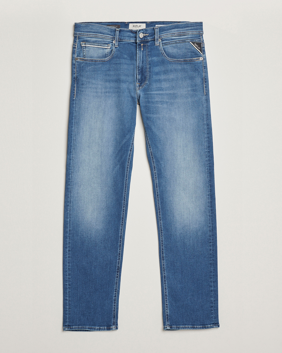 Mies | Farkut | Replay | Grover Hyperflex Original Jeans Medium Blue