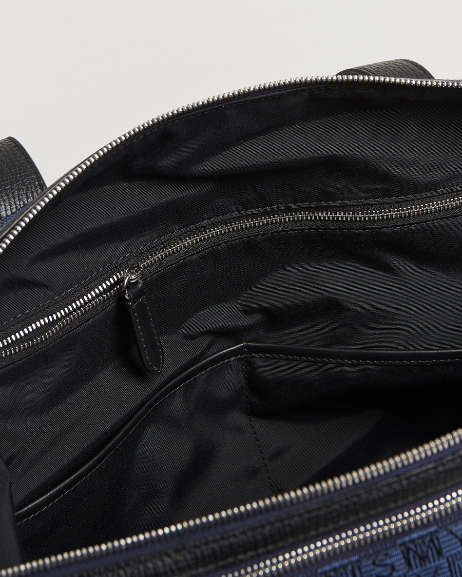 Mies | Laukut | Smythson | Canvas Stamp Small Travel Bag Navy