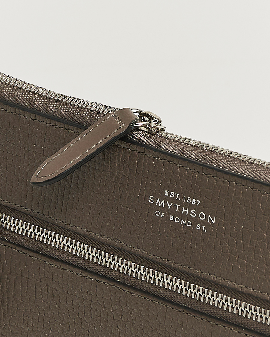 Mies | Laukut | Smythson | Ludlow Flat Organiser Pouch Dark Taupe