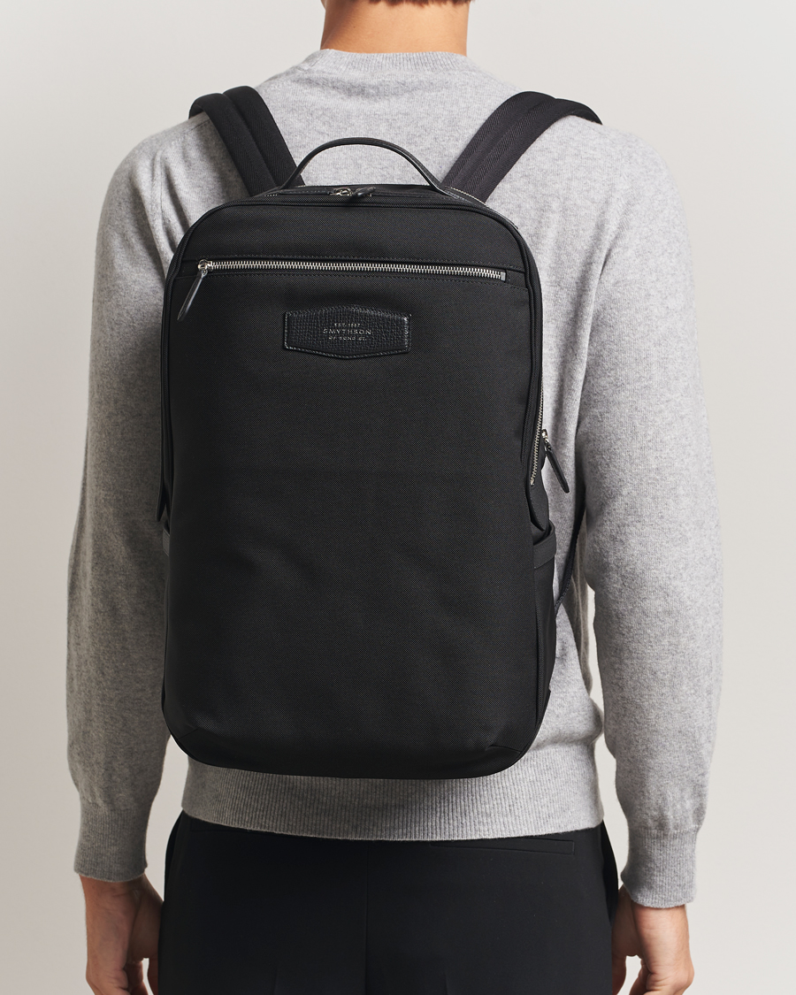 Mies | Laukut | Smythson | Canvas Norton Backpack Black