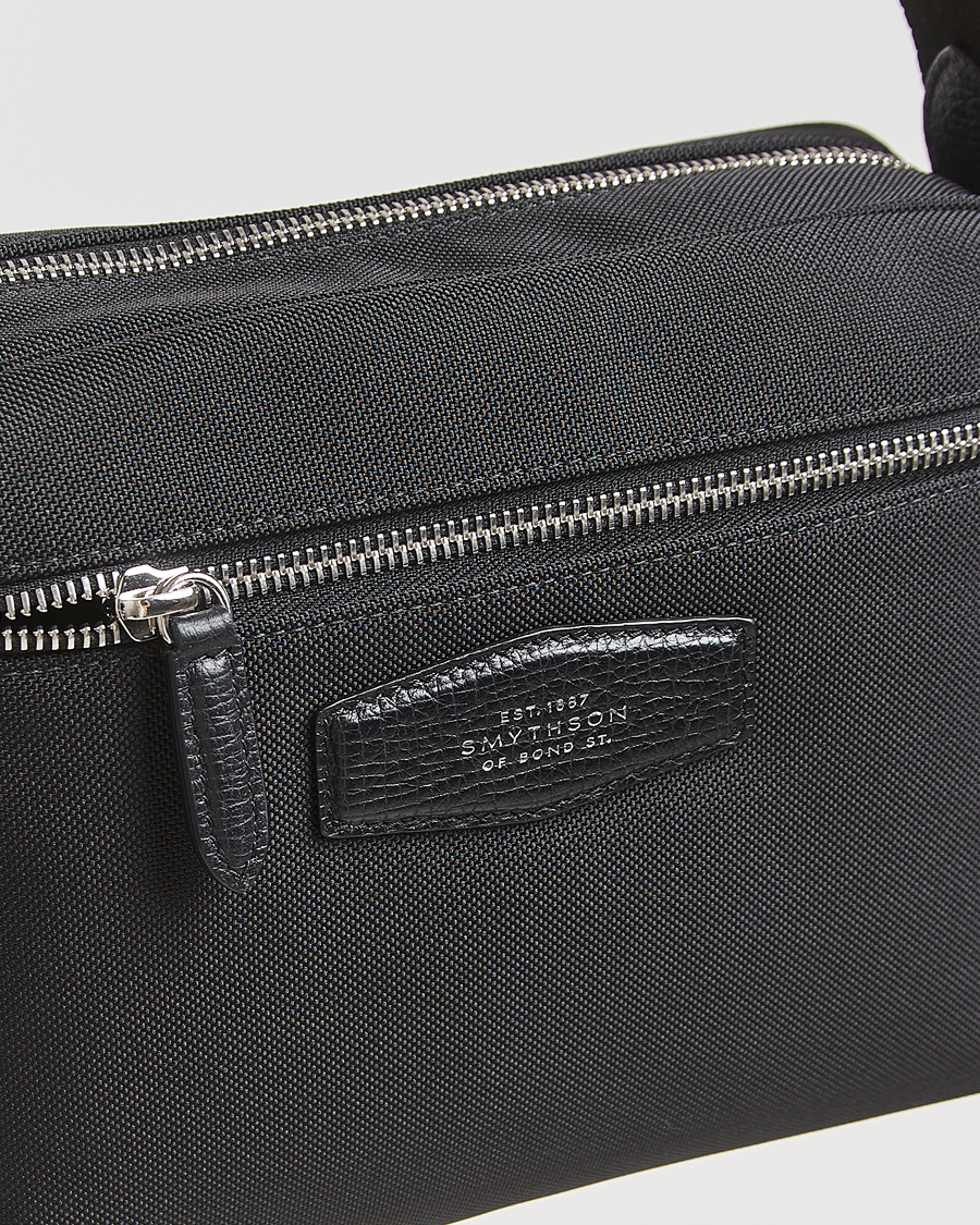 Mies | Laukut | Smythson | Canvas Norton Crossbody Bag Black