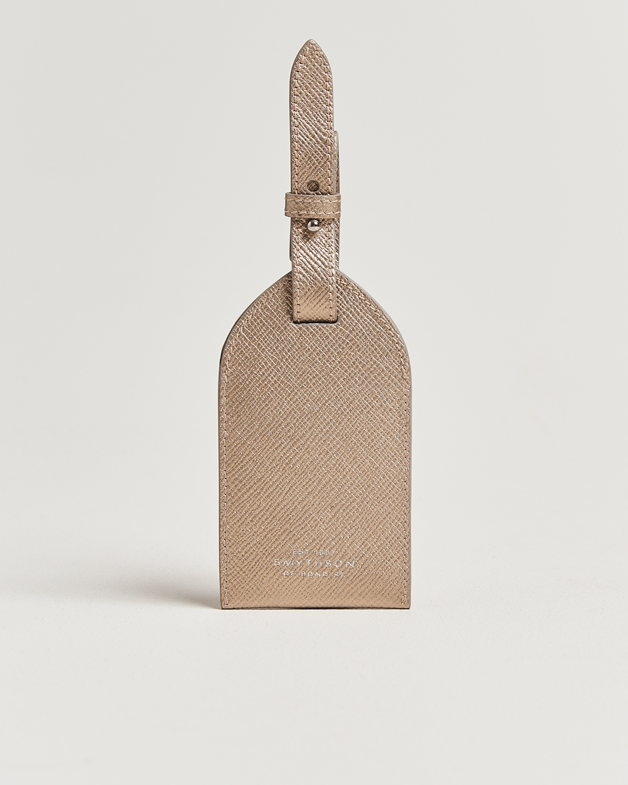 Mies | Kotiin | Smythson | Panama Leather Luggage Tag Bronze
