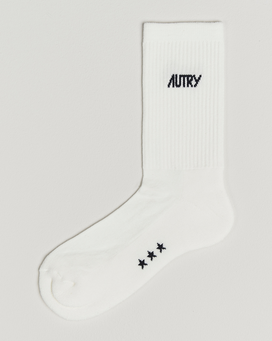 Mies | Alusvaatteet | Autry | Logo Socks White