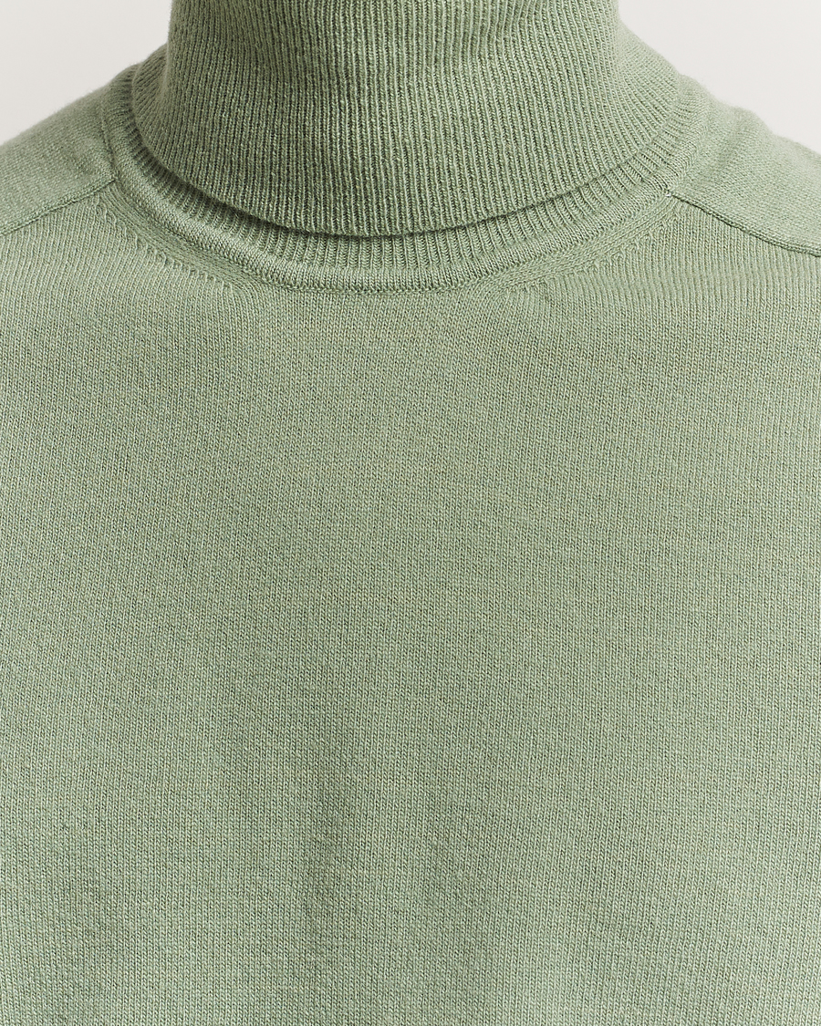 Mies | Puserot | Altea | Wool/Cashmere Rollneck Green