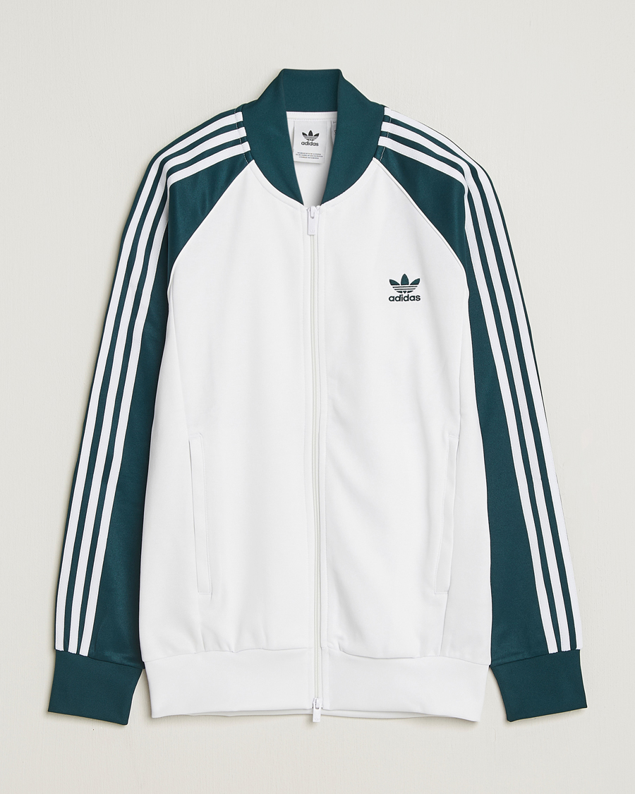 Mies | Puserot | adidas Originals | Classic Track Jacket White/Green