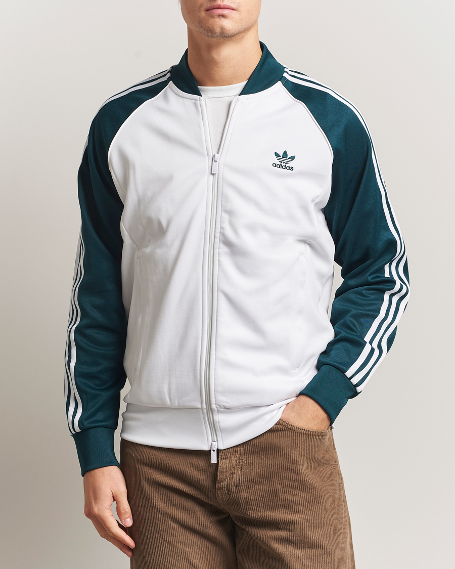 Mies | Puserot | adidas Originals | Classic Track Jacket White/Green