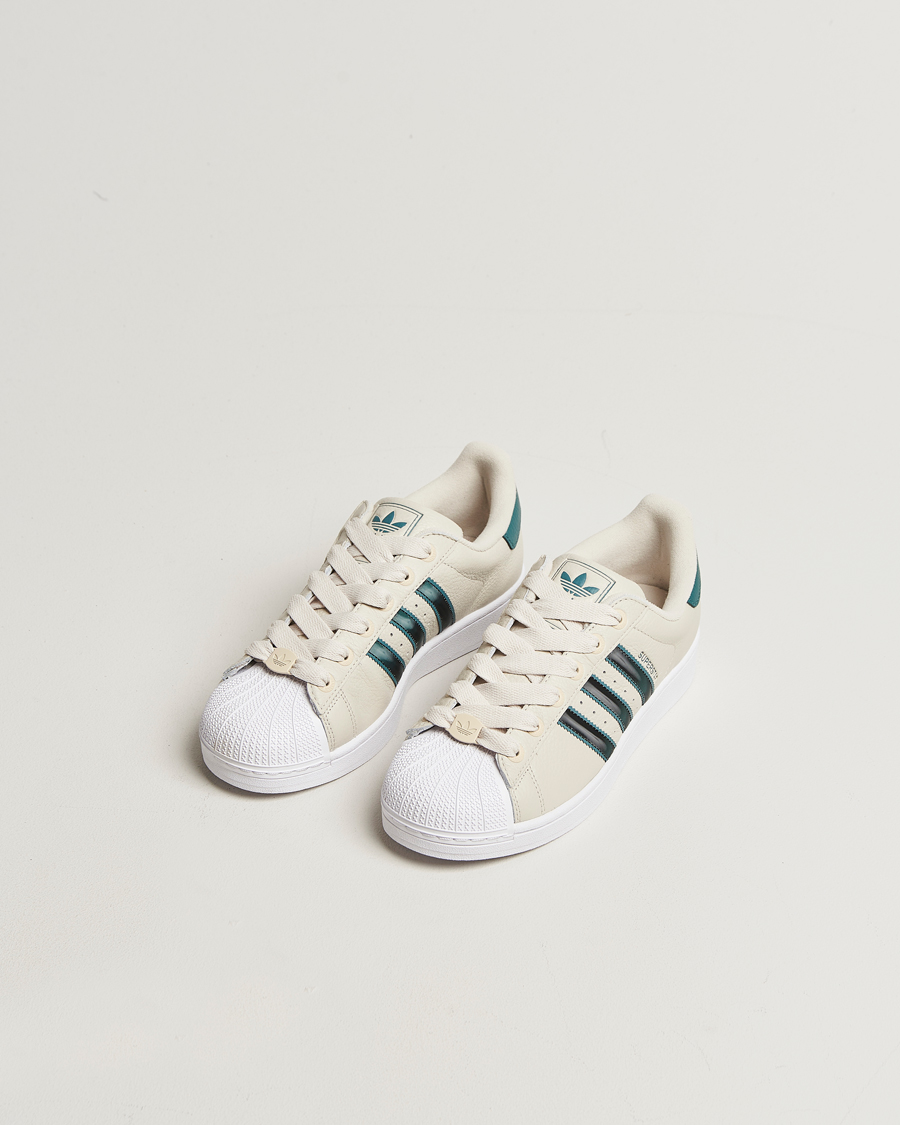 Mies | Tennarit | adidas Originals | Superstar II Sneaker Beige/Green