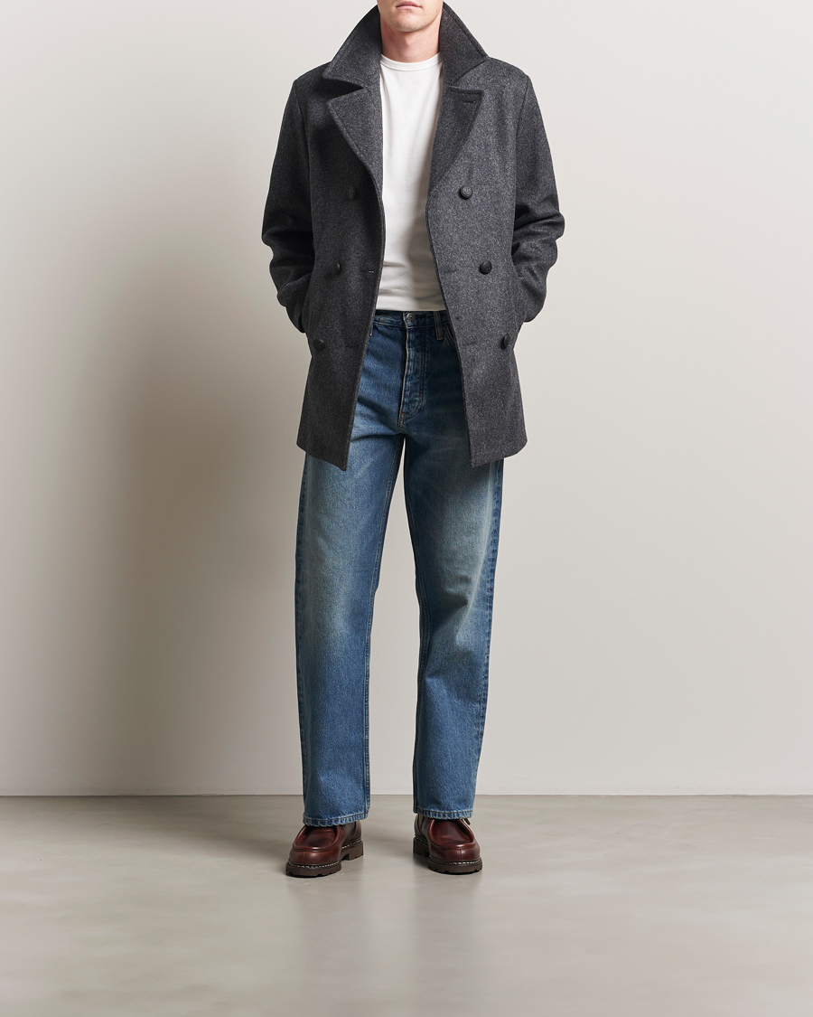 Mies | Takit | Armor-lux | Kermor Wool Peacoat Grey Melange