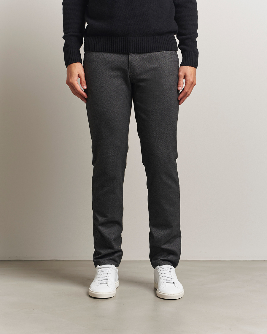 Mies | Housut | Brax | Cadiz Woo.Look 5-Pocket Pants Elephant Grey