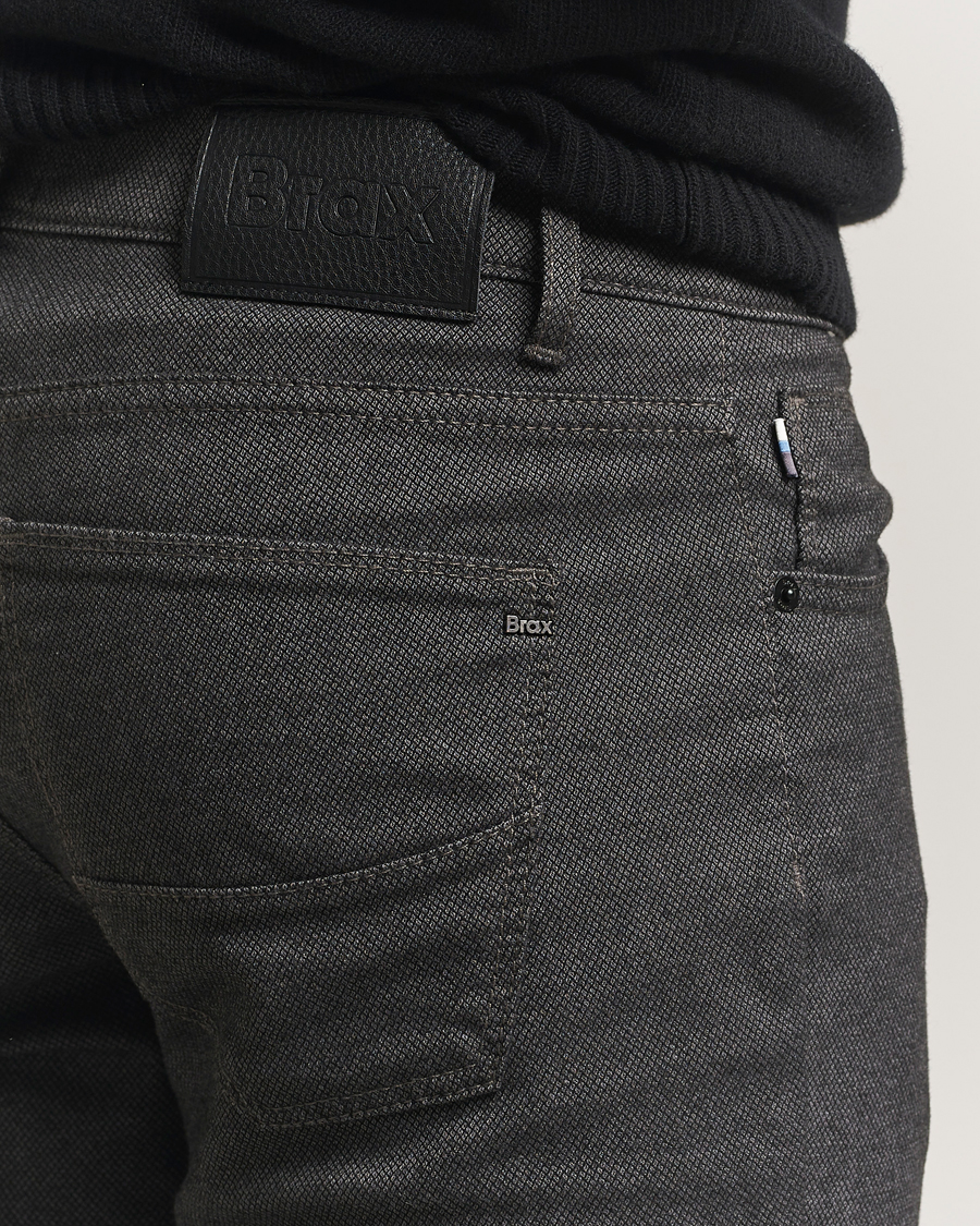 Mies | Housut | Brax | Cadiz Woo.Look 5-Pocket Pants Elephant Grey