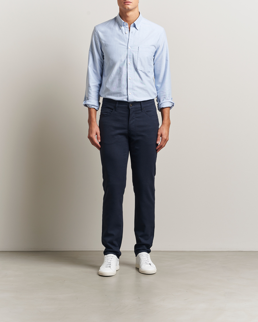 Mies | Housut | Brax | Cadiz Woo.Look 5-Pocket Pants Universe Blue