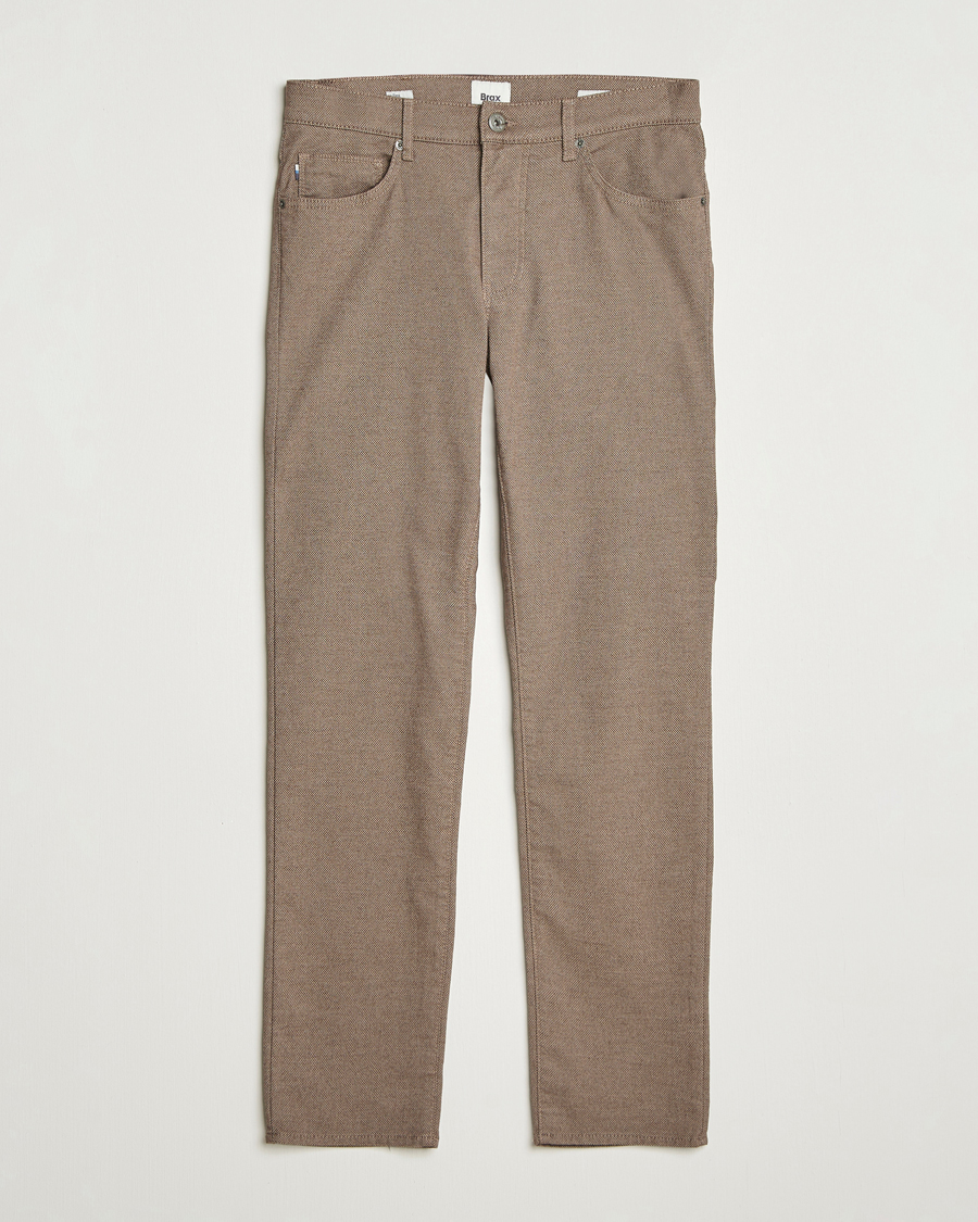 Mies | Housut | Brax | Cadiz Woo.Look 5-Pocket Pants Camel