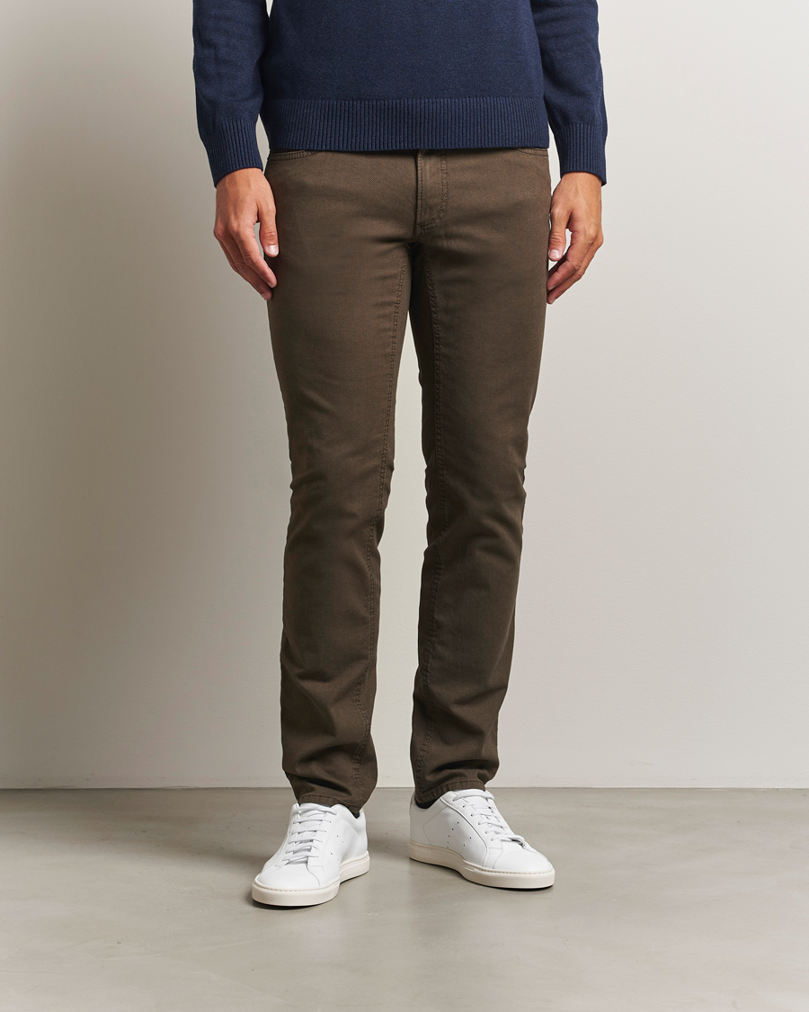 Mies | Housut | Brax | Chuck Hi-Flex 5-Pocket Pants Nougat
