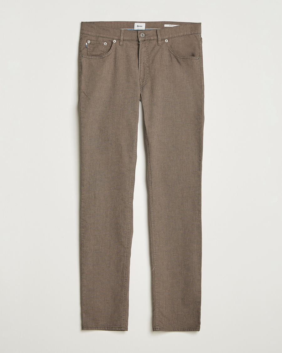 Mies | Housut | Brax | Chuck Hi-Flex 5-Pocket Pants Walnut