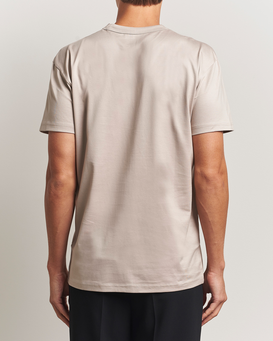 Mies | T-paidat | Bread & Boxers | Pima Cotton Crew Neck T-Shirt Greige