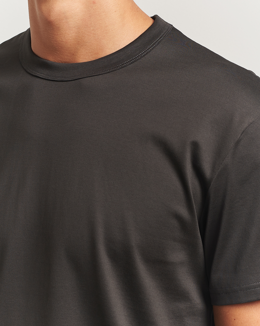 Mies | T-paidat | Bread & Boxers | Pima Cotton Crew Neck T-Shirt Charcoal