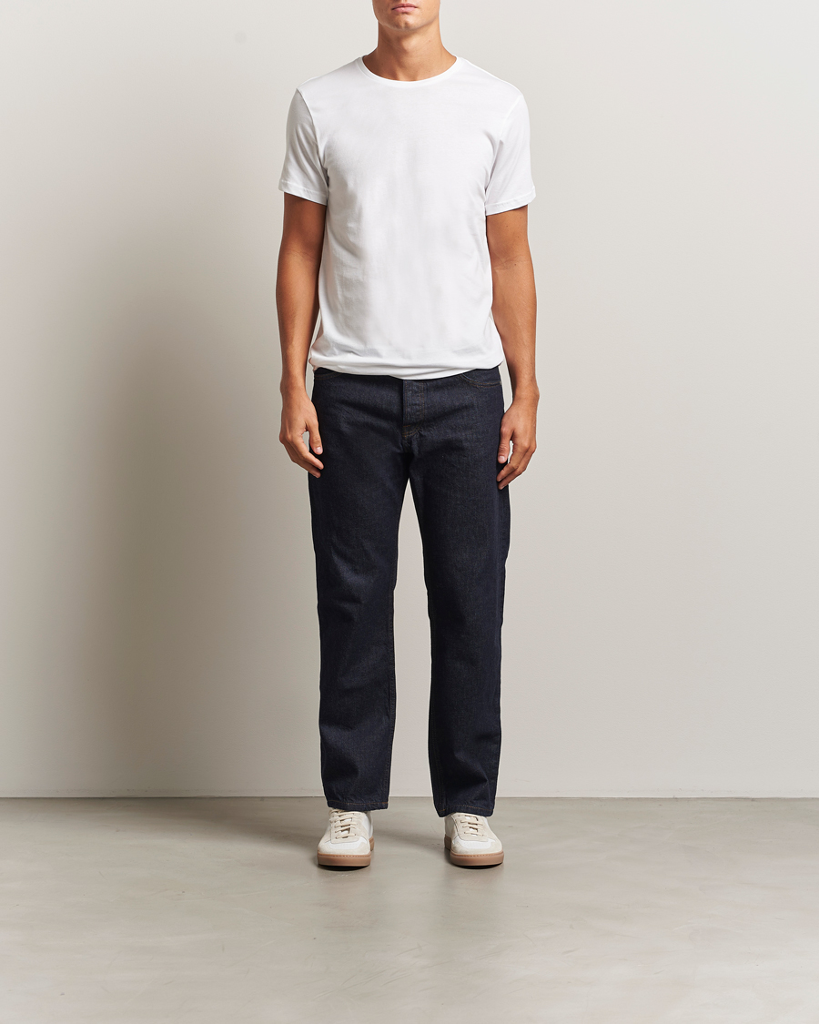 Mies | T-paidat | Bread & Boxers | 2-Pack Lightweight Cotton T-Shirt White