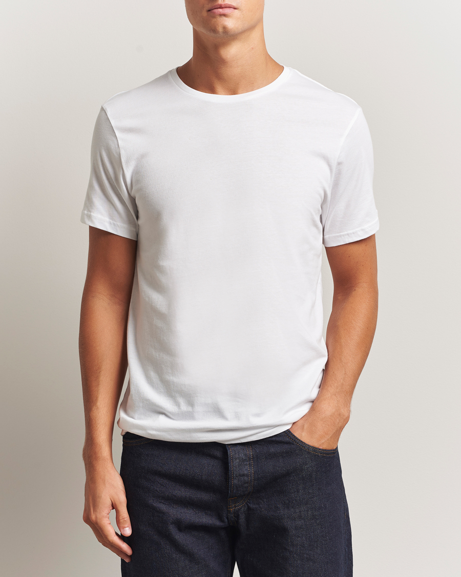 Mies | T-paidat | Bread & Boxers | 2-Pack Lightweight Cotton T-Shirt White