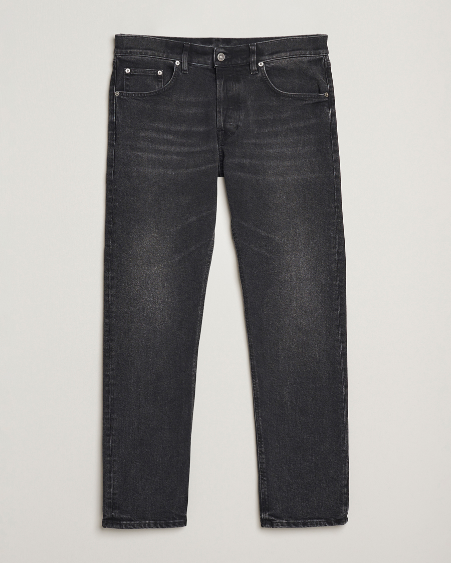 Mies | Farkut | Dondup | Icon Regular Fit Jeans Washed Black