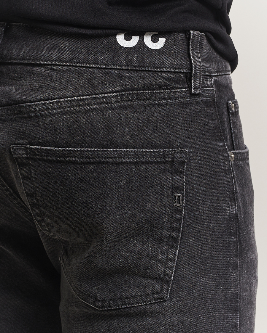 Mies | Farkut | Dondup | Icon Regular Fit Jeans Washed Black