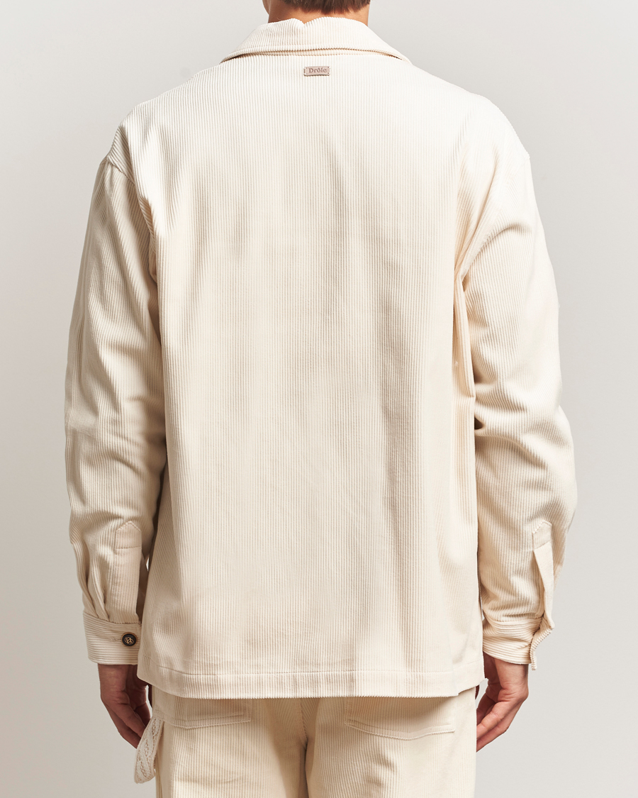 Mies | Kauluspaidat | Drôle de Monsieur | Corduroy Overshirt Ecru