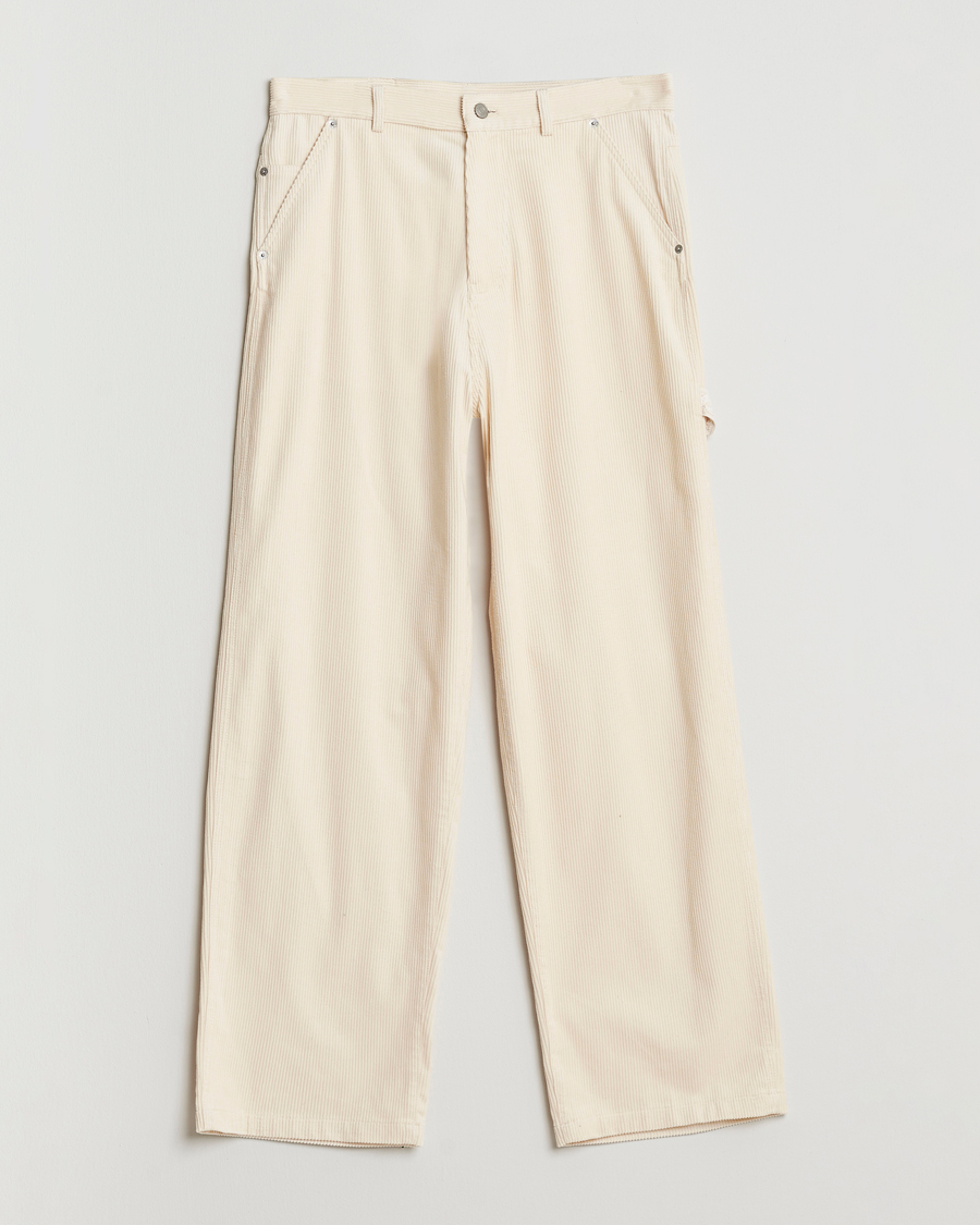 Mies | Housut | Drôle de Monsieur | Baggy Corduroy Workwear Pants Ecru