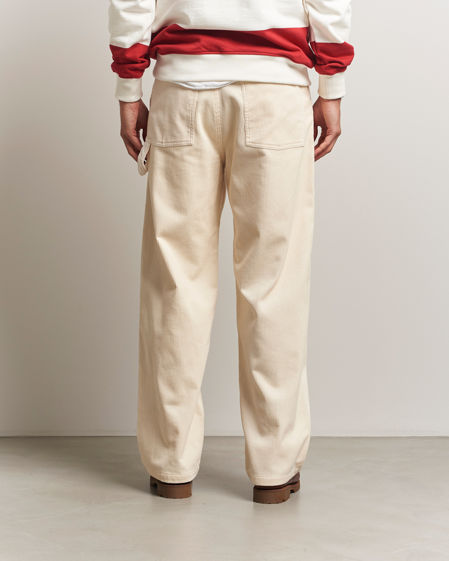 Mies | Housut | Drôle de Monsieur | Baggy Corduroy Workwear Pants Ecru